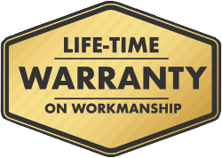 Lifetime Warranty on Workmanship