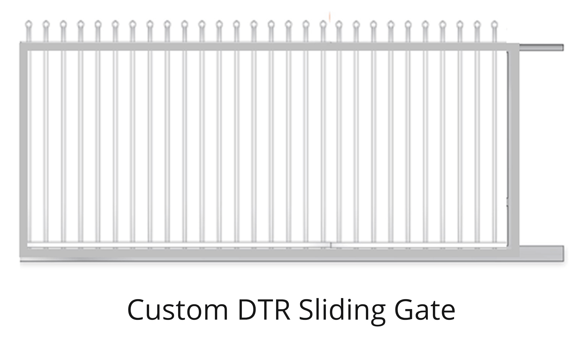 Standard Gate - Style Custom DTR Sliding Gate Gate