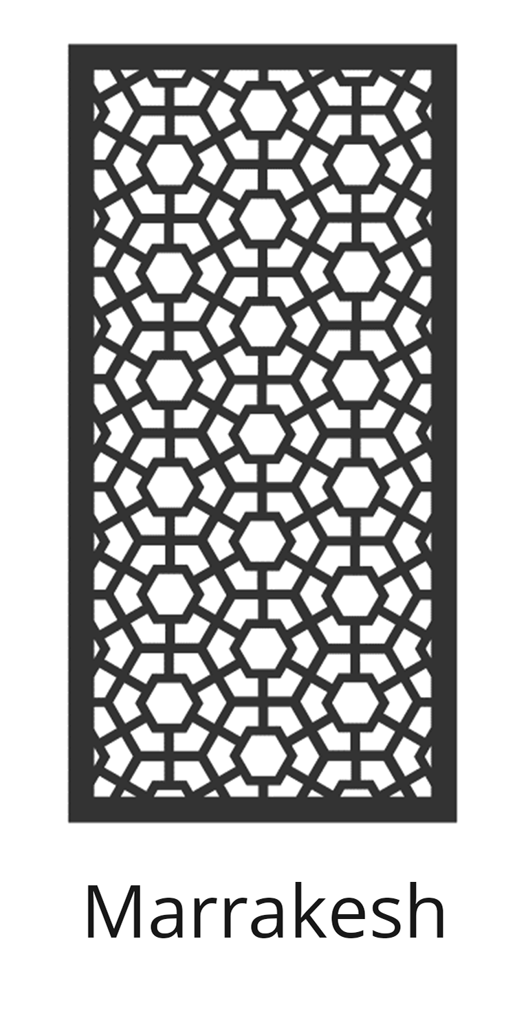 Lazer Cut Gate Design - Style Marrakesh