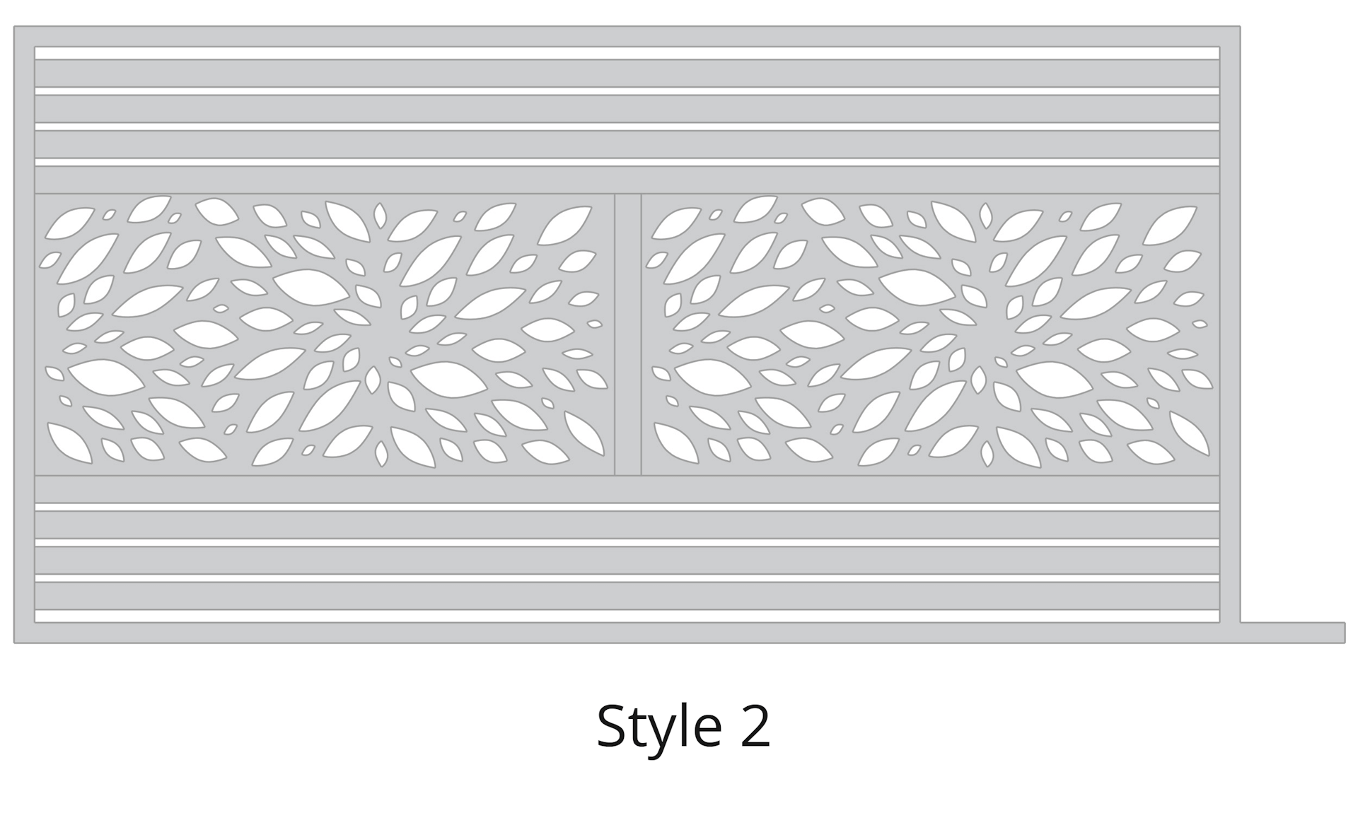 Modern Contemporary Gate - Style-2-1 Gate