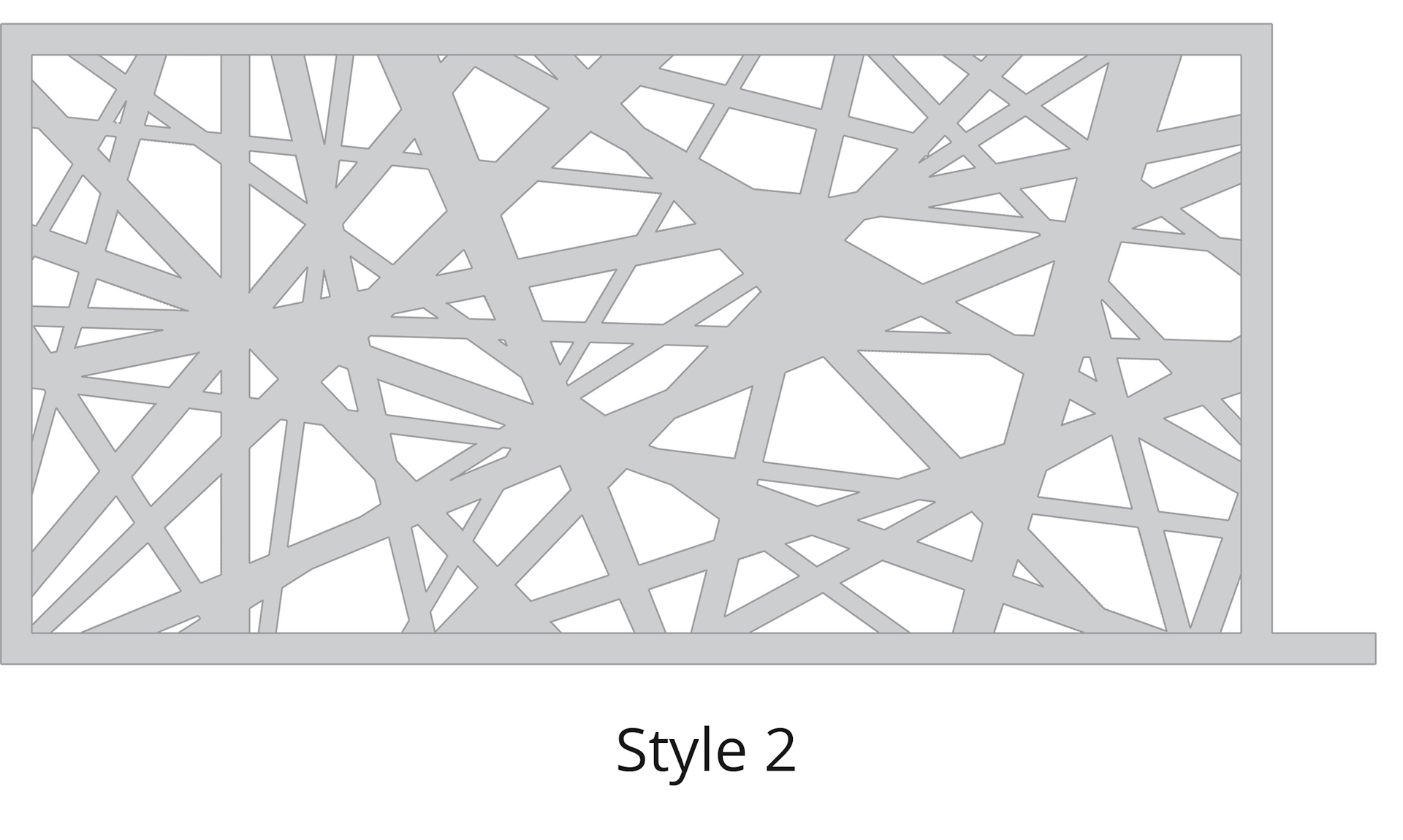 Lazer Cut Gate Design - Style #2