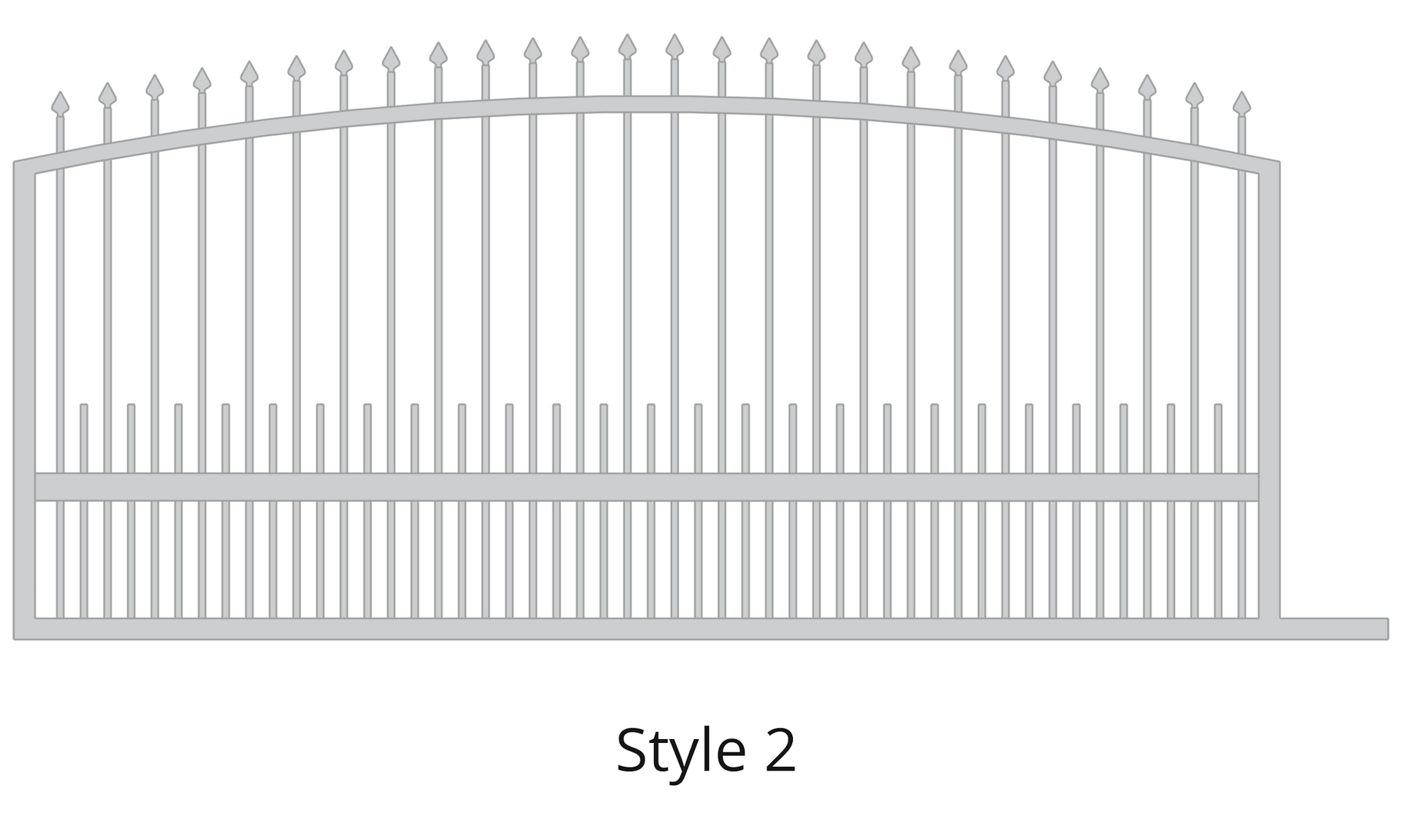 Style #2 Sliding Gate
