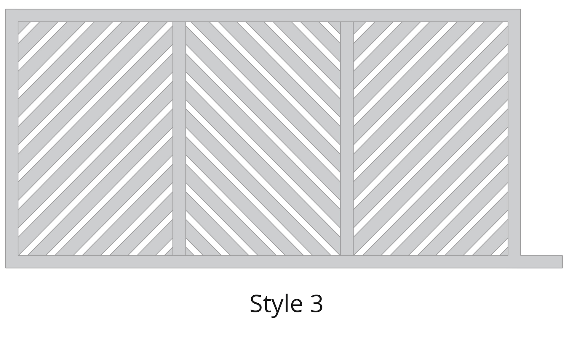 Modern Contemporary Gate - Style-3-1 Gate