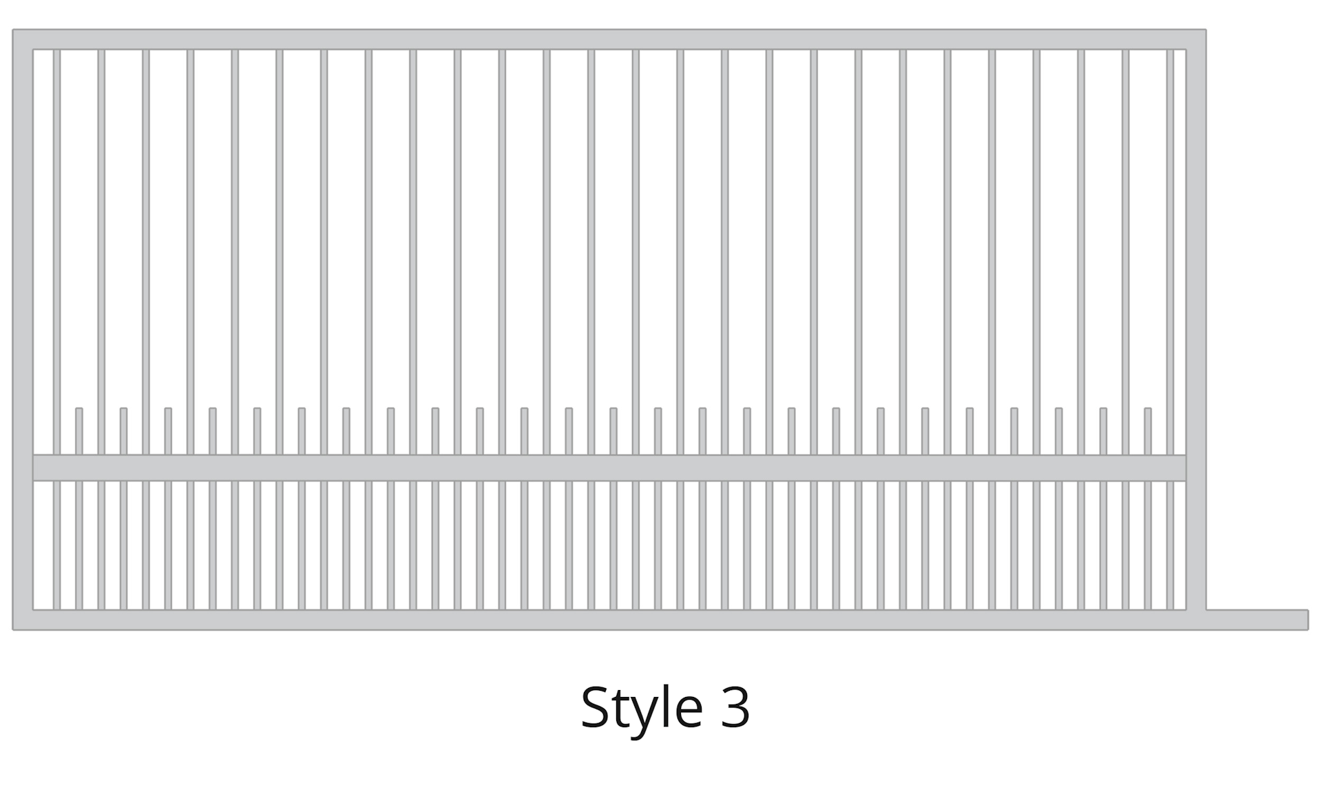 Standard Gate - Style 3 Gate