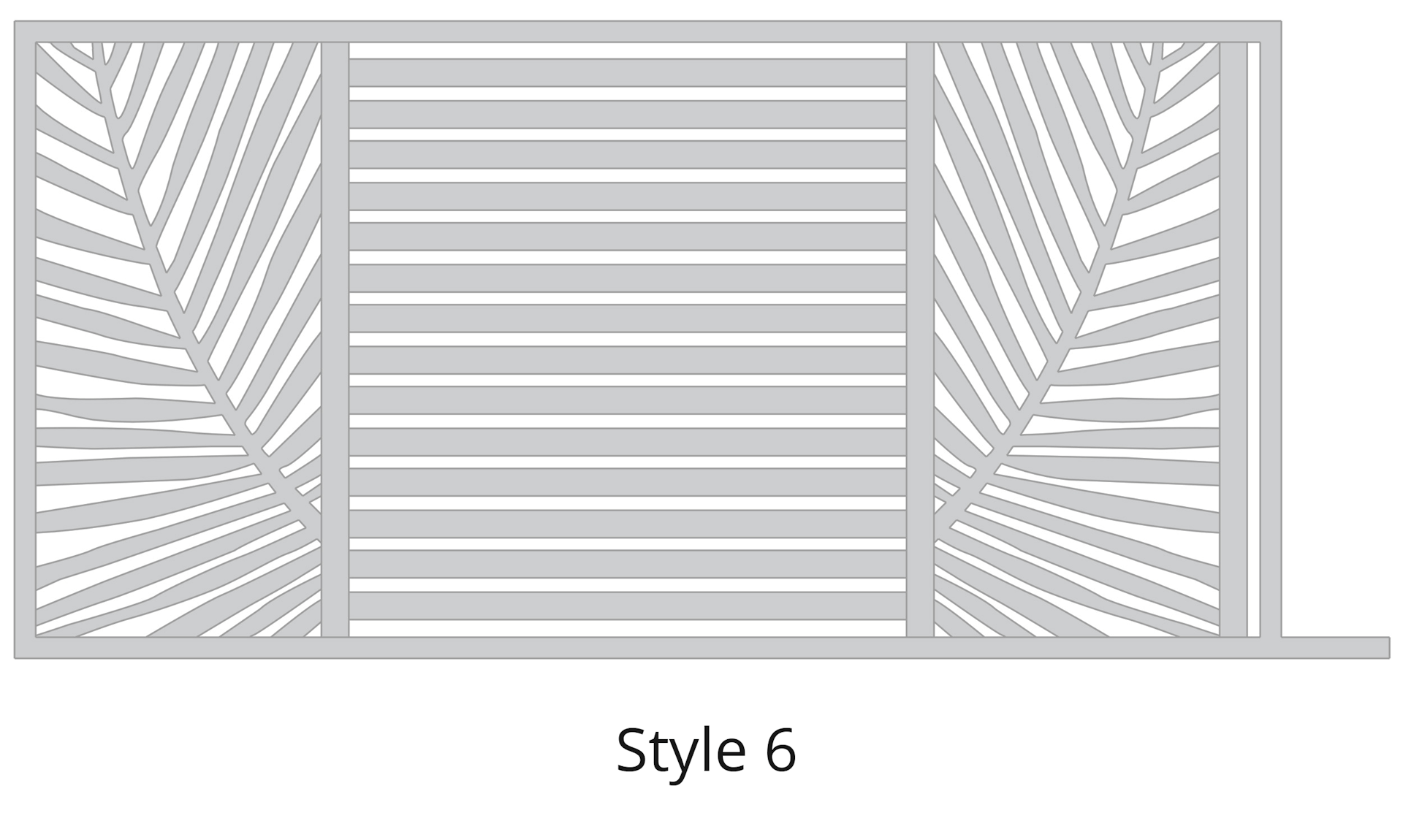 Modern Contemporary Gate - Style-6 Gate
