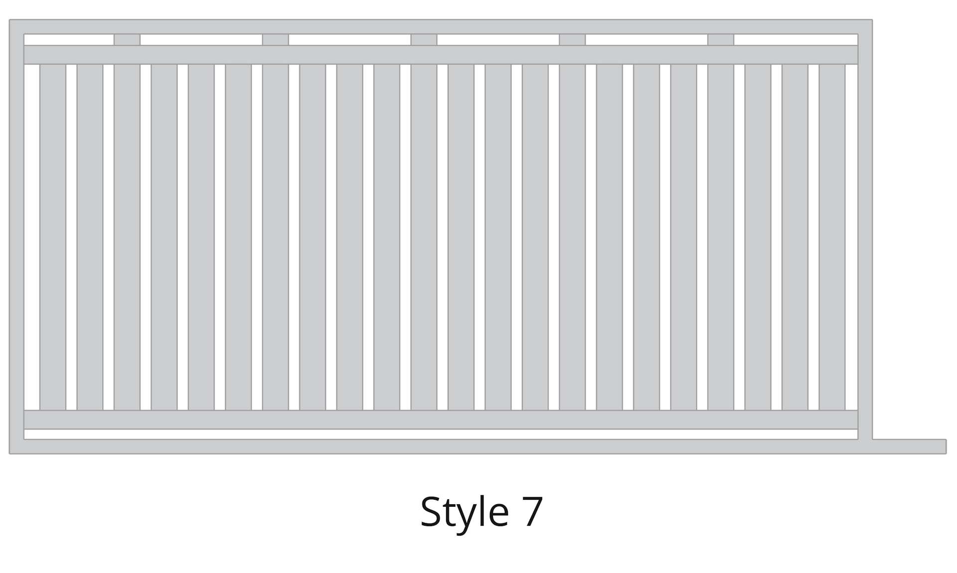 Modern Contemporary Gate - Style-7 Gate