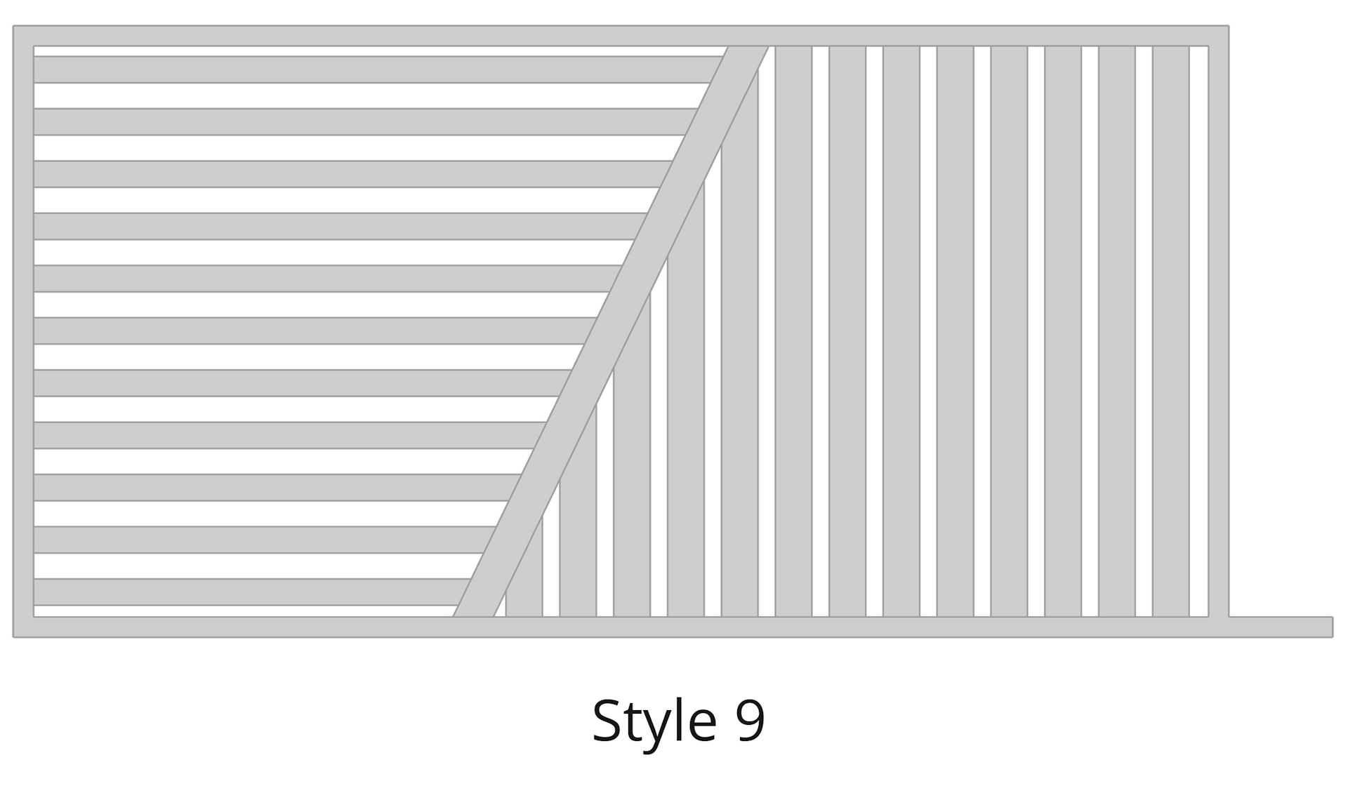 Modern Contemporary Gate - Style-9 Gate