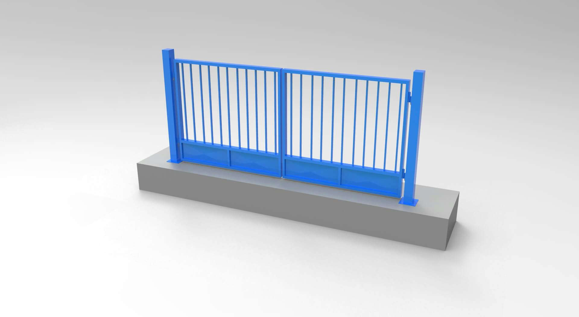 Automatic Double Swing Gate