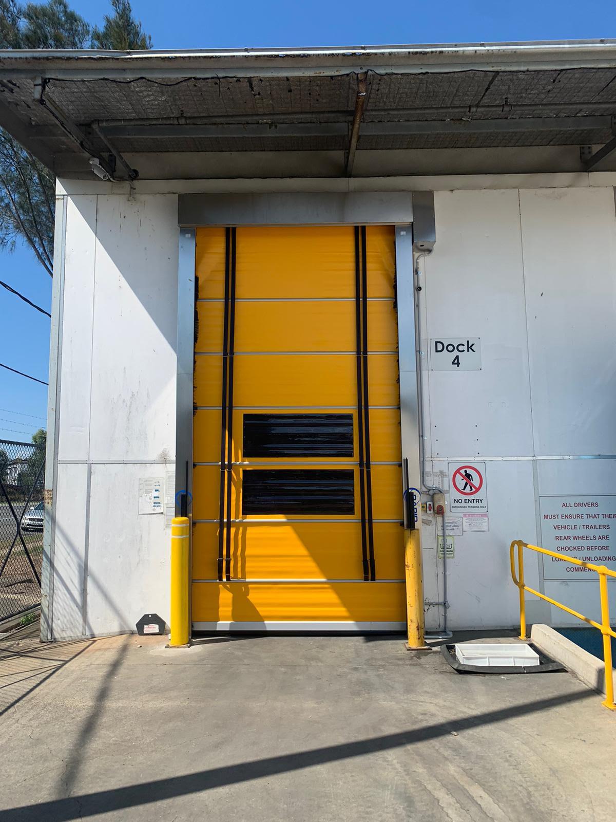 Airport high-speed storage door.