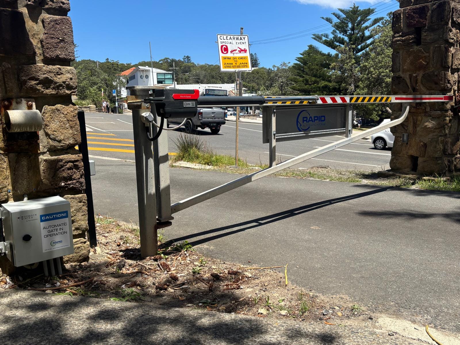 Barrier Gates project example