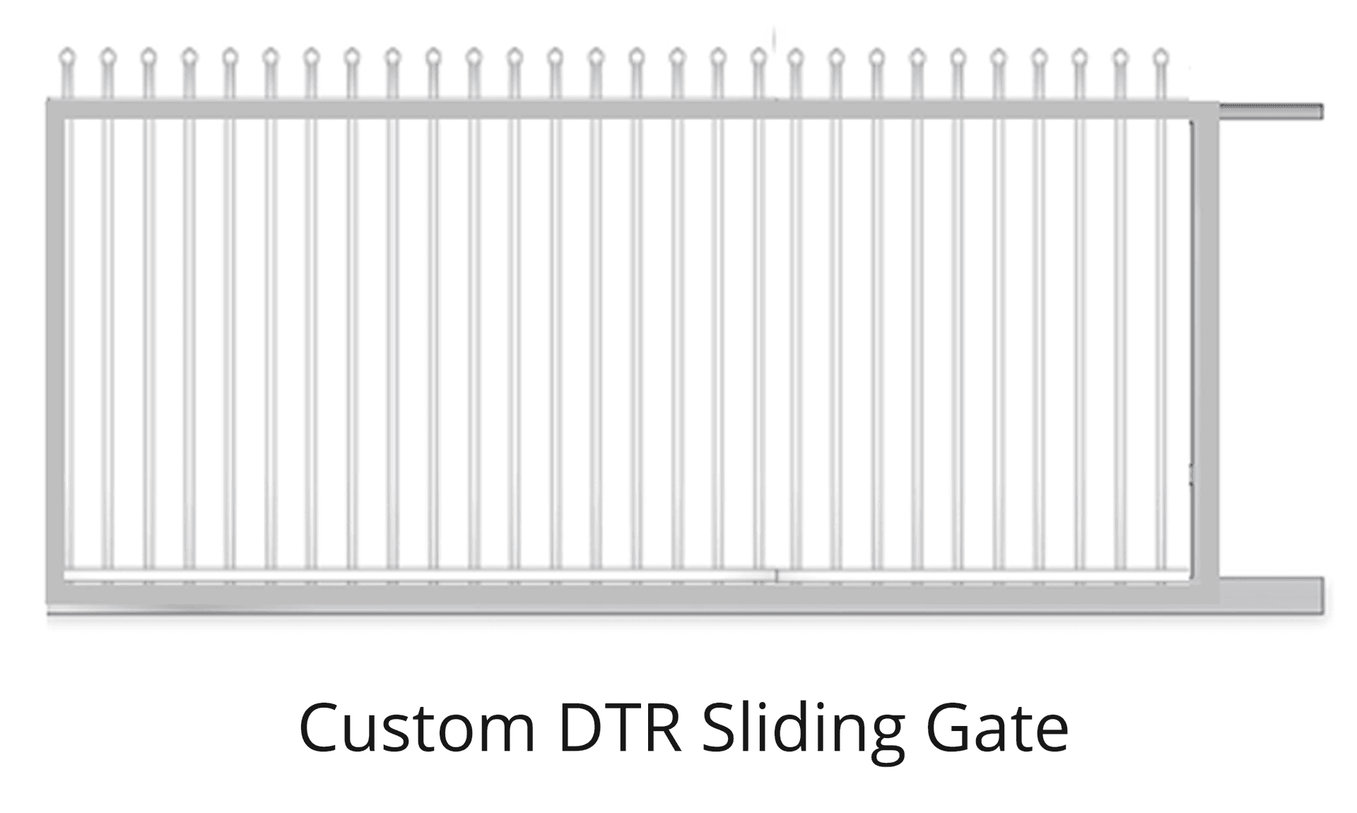 Standard Gate - Style Custom DTR Sliding Gate Gate