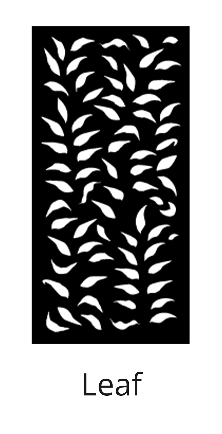 Lazer Cut Gate Design - Style Lazer 0015_Leaf Gate