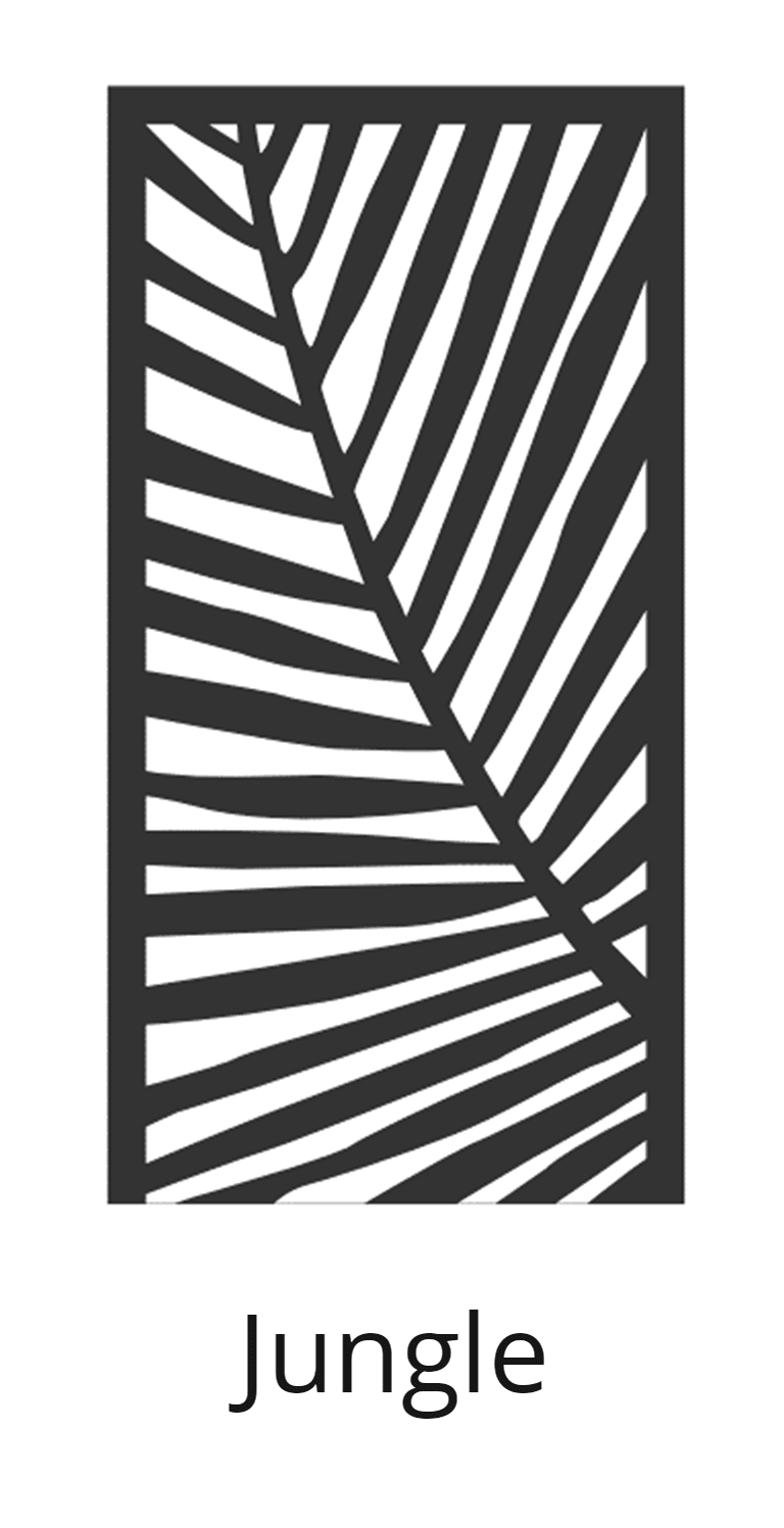 Lazer Cut Gate Design - Style Lazer 0018_Jungle Gate