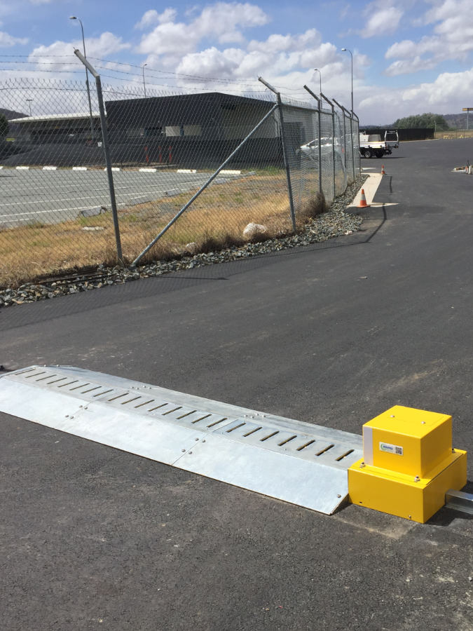 Security ground spikes.